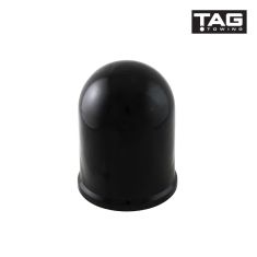 50mm Tow ball black cover with spring clip TAG - Australia Tow Bars & Performance - australiatowbars.com.au