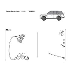 Range Rover Sport tow bar wiring kit WYR330613R trail-tec - Australia Towbars & Performance - australiatowbars.com.au