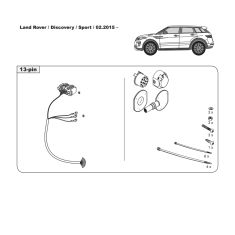 Land Rover Discovery Sport tow bar LED wiring kit WYR330813R trail-tec - Australia Towbars & Performance - australiatowbars.com.au